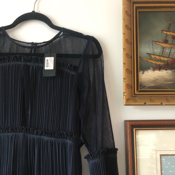 MAJE navy mini dress - Picture 1 of 6